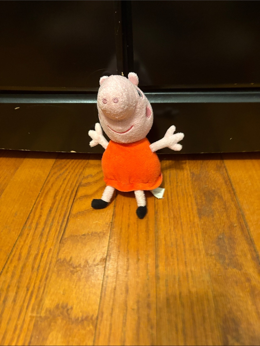 Peppa Pig Plush Toy - Pink Body with Orange Dress